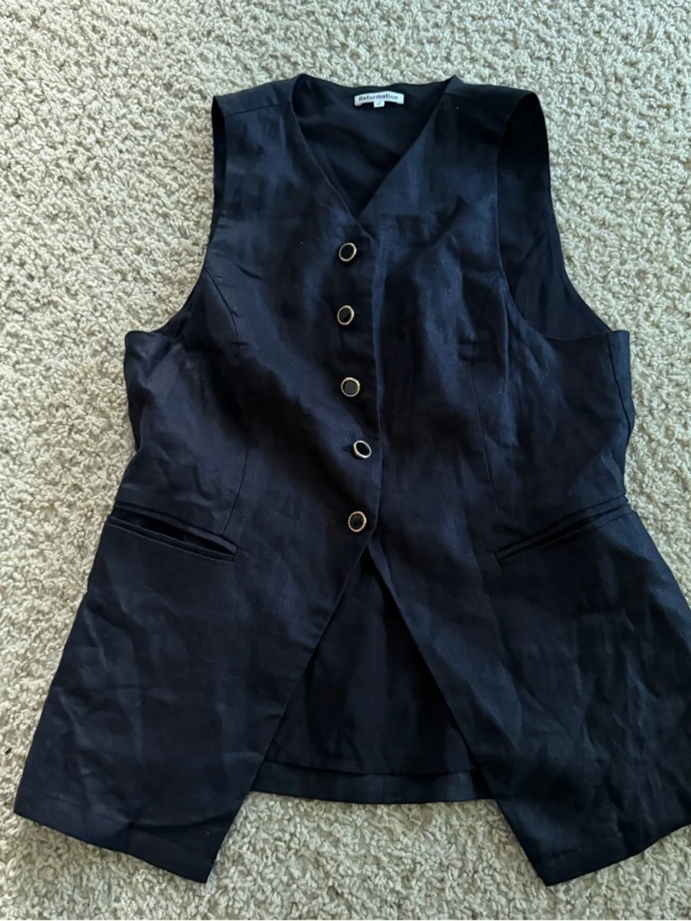 Reformation linen vest - Picture 3 of 7